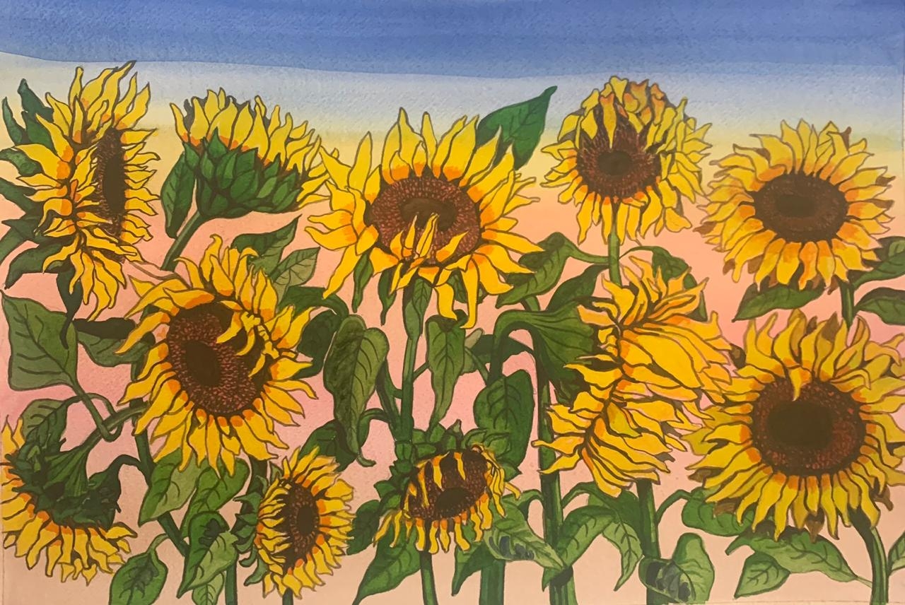 Floral paradise series - Sunflowers