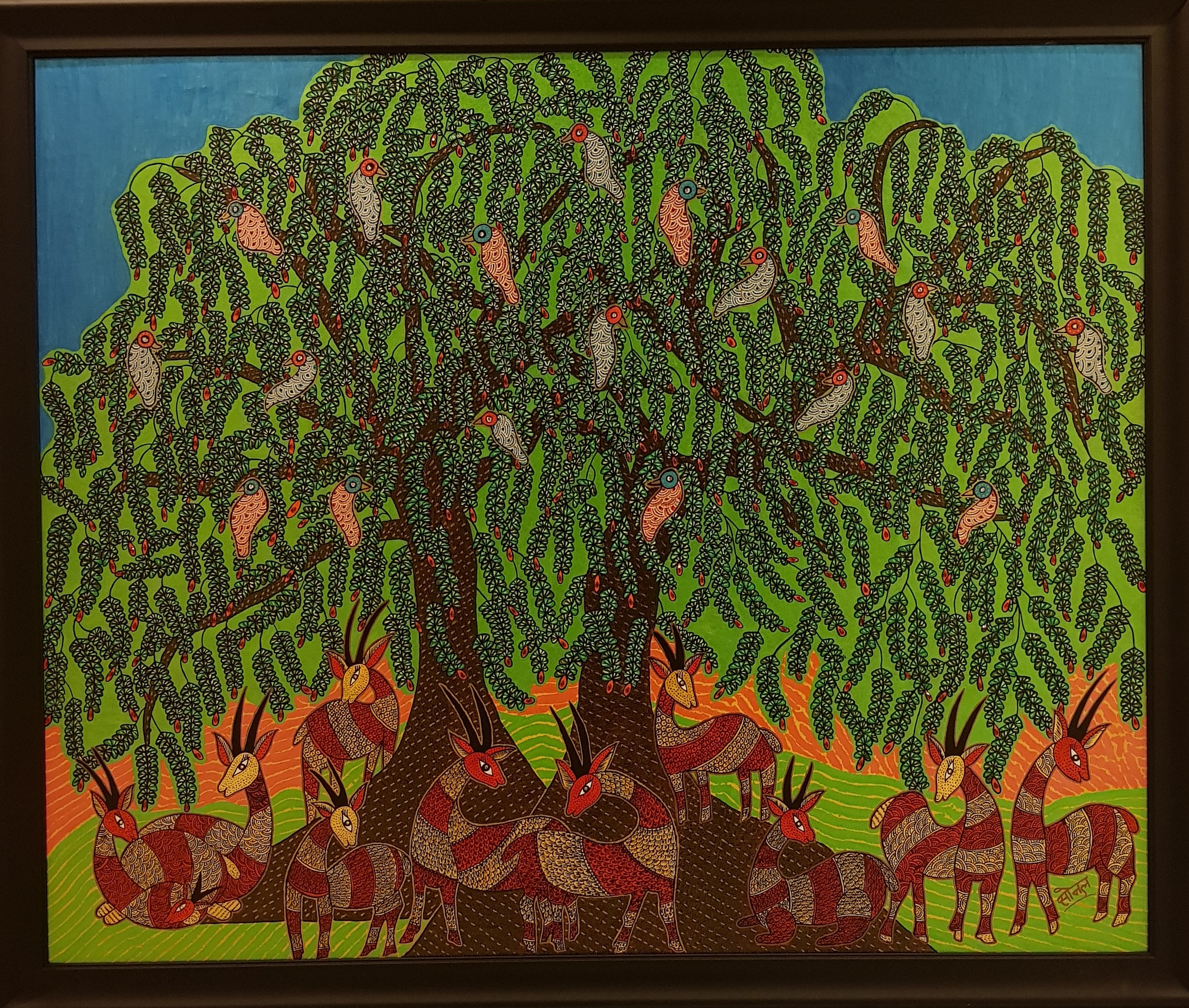 The Tree Of Life 2 (Gond Art)