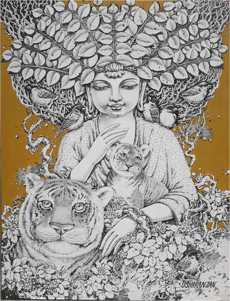 Buddha (Love with nature series)