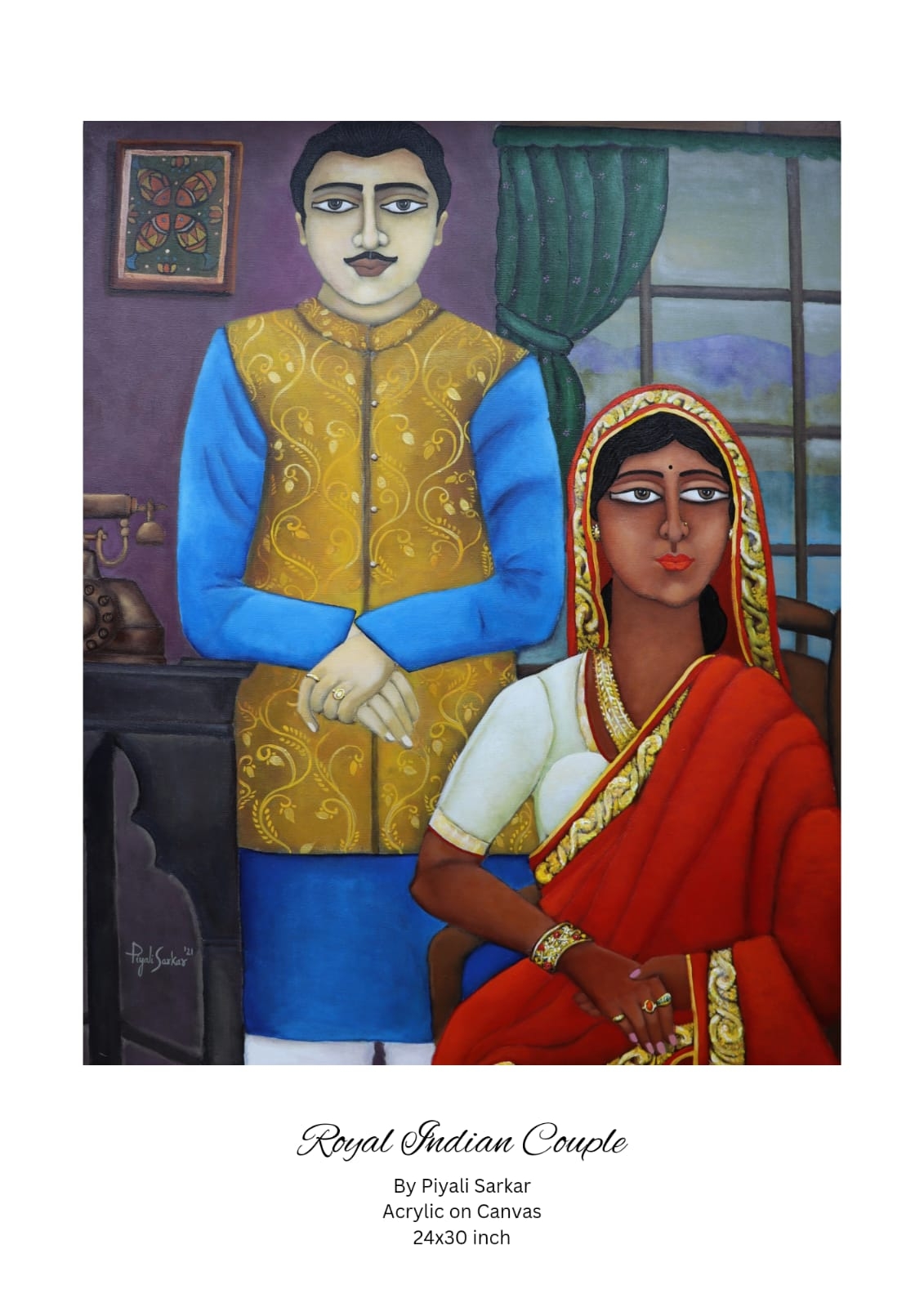 Royal indian couple